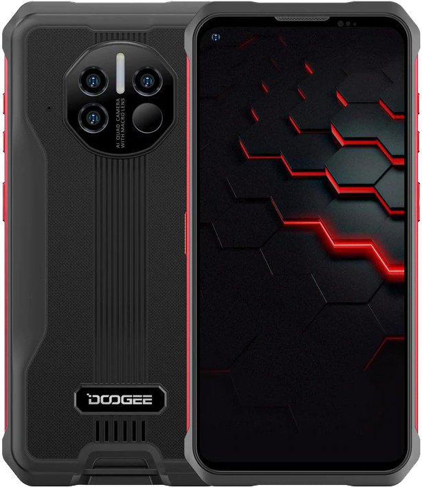 Doogee V10 8/128GB, 5G, 8500 mAh, NFC, 48 Mpx, IP68/IP69K, Dimensity 700, Термометр, Дисплей 6.39"