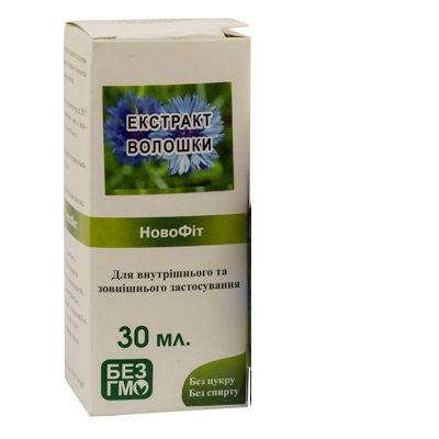 Екстракт Волошки 30 мл. У разі набряків серцевого та ниркового походження