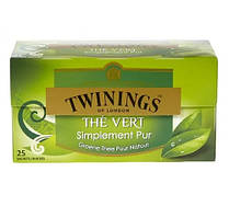 Чай Зелений Twinings the Vert Simplement Pur 25 пакетиків 37.5 г Англія