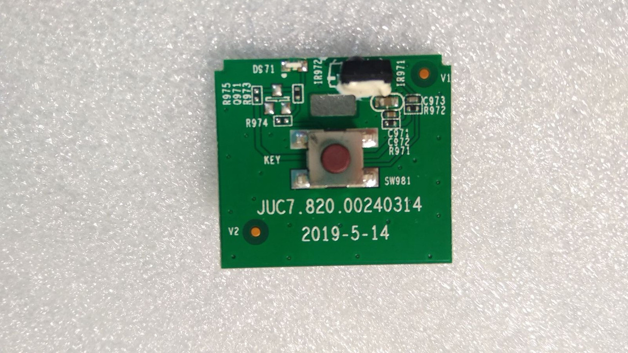 Модуль індикації, ІЧ-приймач JUC7.820.00240314 від LЕD телевізора Bravis LED-43G5000+T2 Black