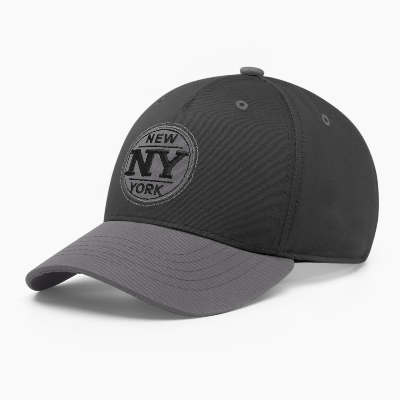 Кепка бейсболка чоловіча літня INAL Нью Йорк NY New York S / 53-54 Чорний/ Сірий 318153