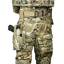 Тактична кобура на стегно Combat бежевий камуфляж
