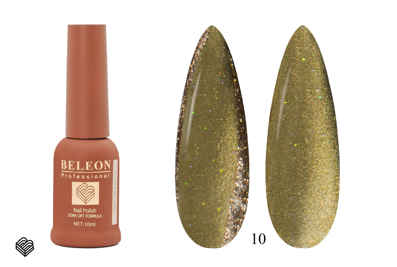 Гель-лак BELEON  Peacock Cat Eye 10мл №10