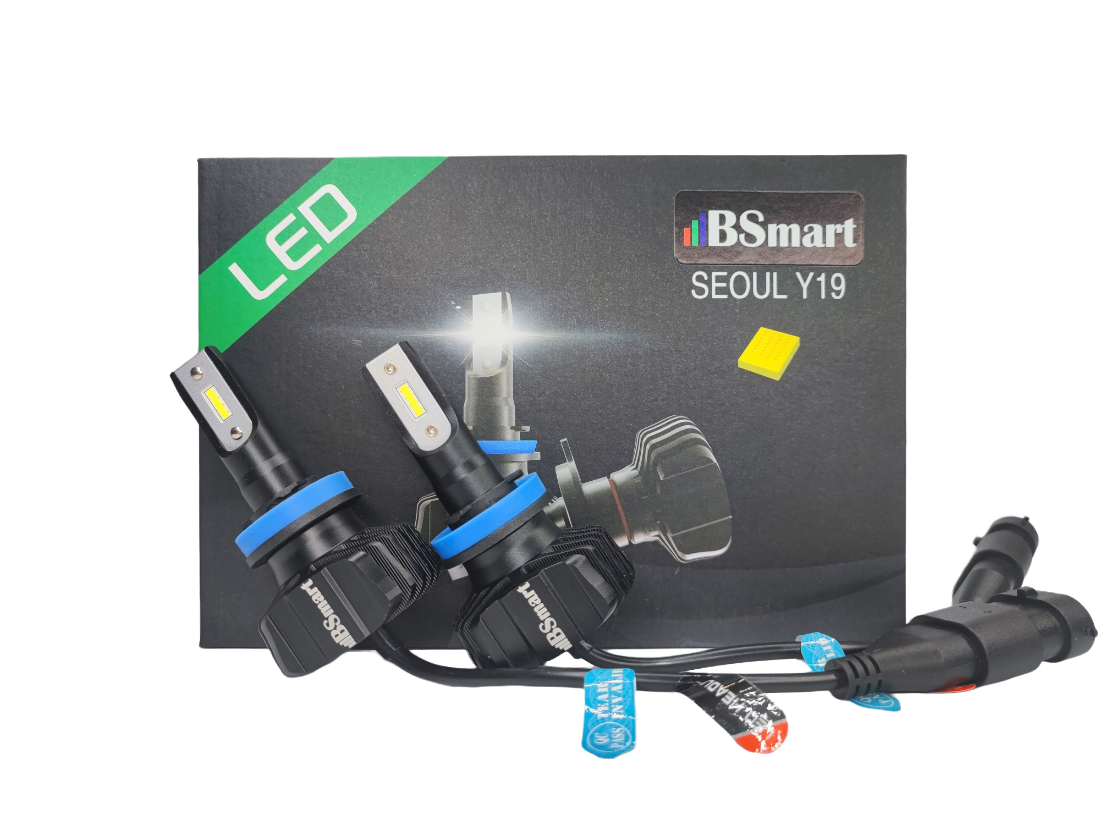 Авто лампи LED світлодіодні BSmart S1plus CSP Південна Корея H11 H8 H9 H16 9000Лм 40Вт 12-24В