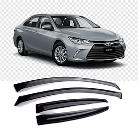 Дефлектори вікон на Toyota Camry XV 70 2017 -> (скотч).  Вітровики на Toyota Camry