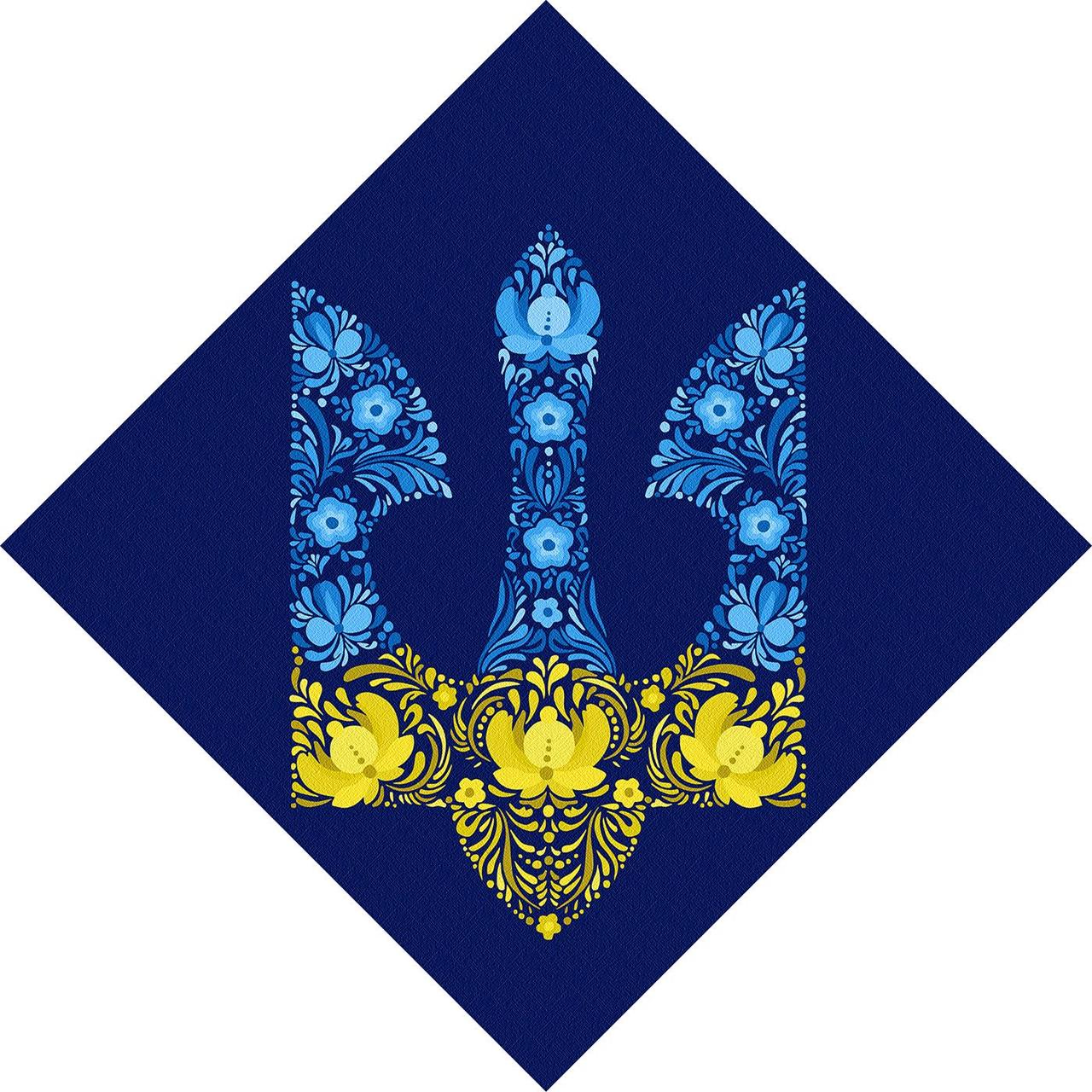 Картина за номерами Патріотична воля 40х40 Ідейка (KHO5047)