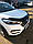 Мухобойка, дефлектор капота Hyundai Tucson 2015-2020 (Sim), фото 3