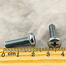 Гвинт М 5х18 мм DIN 7985 з напівкруглою головкою оцинкований, фото 5