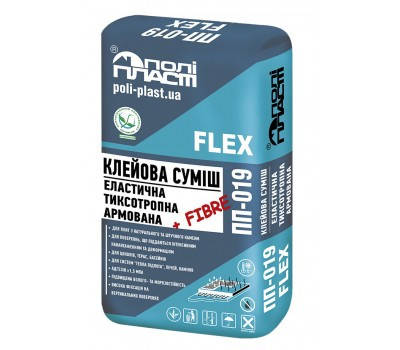ПП-019 FLEX ПОЛИПЛАСТ Клеевая смесь эластичная тиксотропная ...