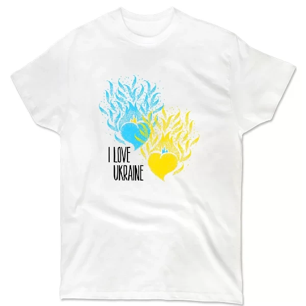 Патріотична Футболка "I Love Ukraine"