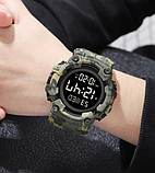 Найкращий бюджетний чоловічий кварцовий армійський і тактичний годинник із каучуковим ремінцем, фото 5