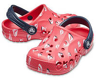 Crocs Kids Baya Printed Clog оригинал США C13 наш 30-31 (19 см) детские клоги сабо крокс original сандалі