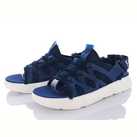 Модні сандалі чоловічі сині на піні