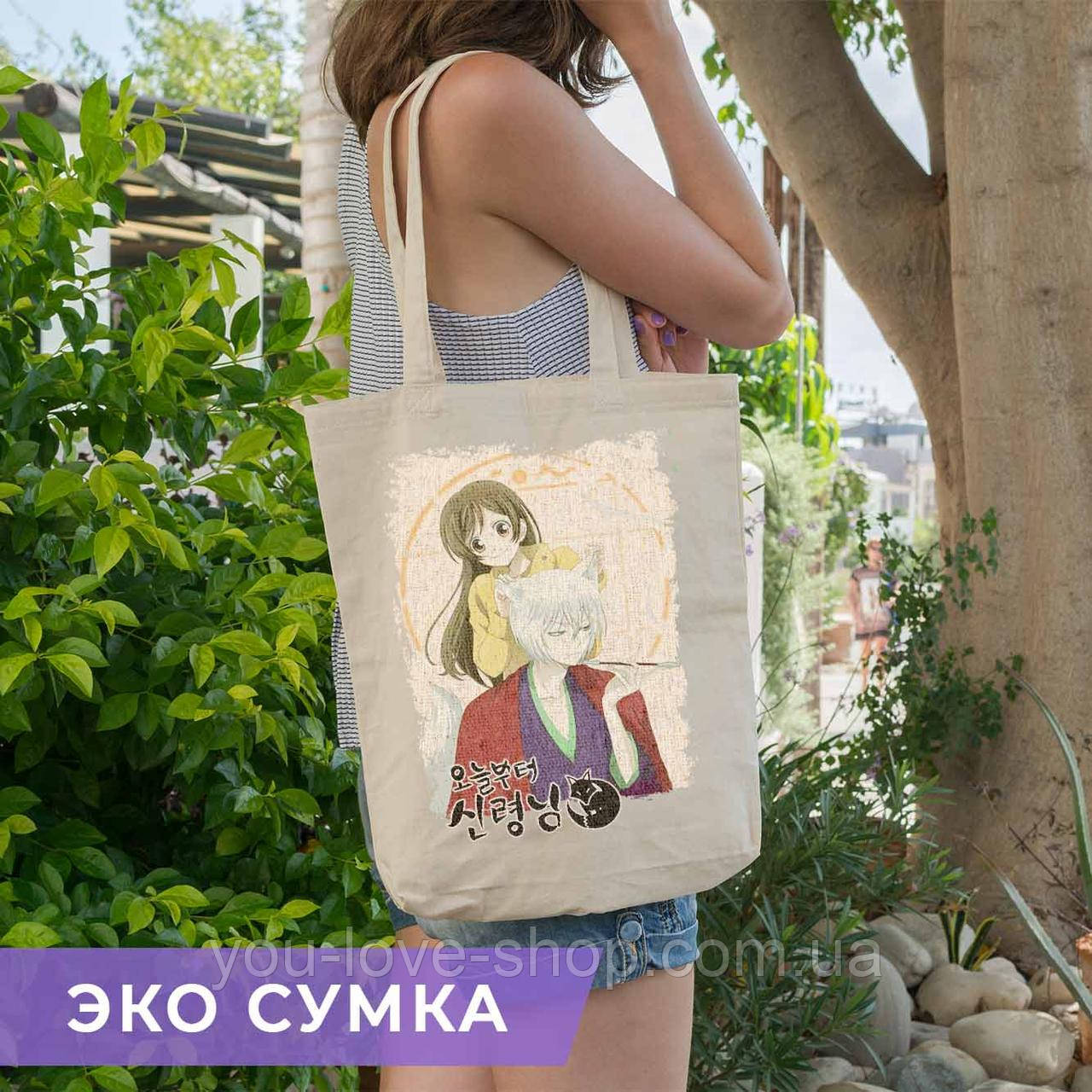 Еко сумка Шопер шоппер Еко сумка Шопер шоппер Дуже приємно, Бог / Kamisama Hajimemashita №2, фото 1