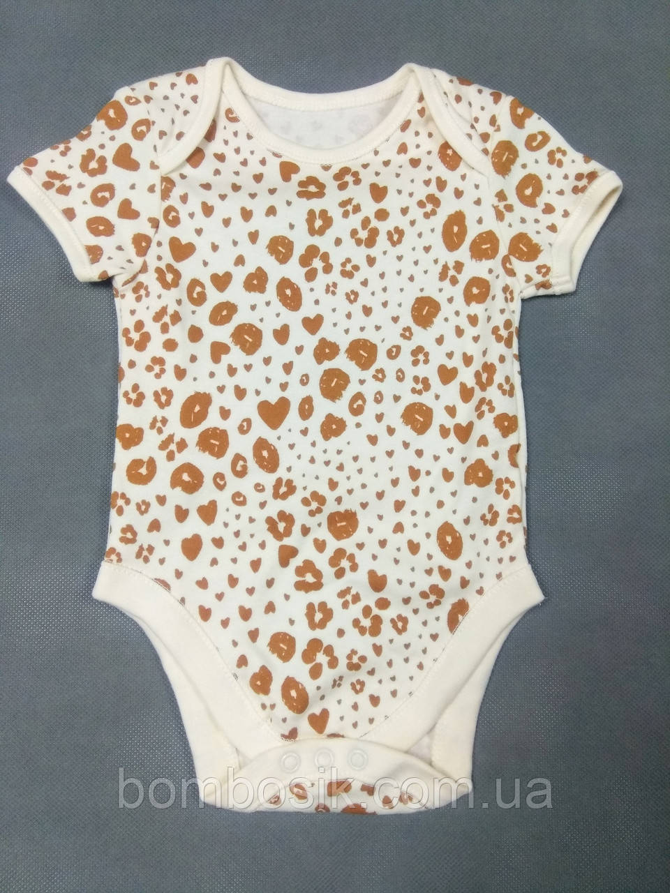 Бодік для дівчинки з коротким рукавом George, 0-3м (56-62cм)