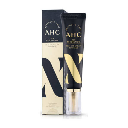 Омолоджуючий крем для шкіри навколо очей і обличчя AHC Ten Revolution Real Eye Cream For Face,30 мл, фото 2
