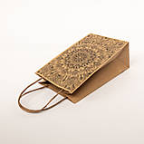 Подарункові пакети з крафт паперу 150*90*240 Маленькі пакетики для подарунка Пакети для сувенірів, фото 4