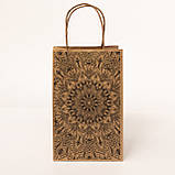 Подарункові пакети з крафт паперу 150*90*240 Маленькі пакетики для подарунка Пакети для сувенірів, фото 7