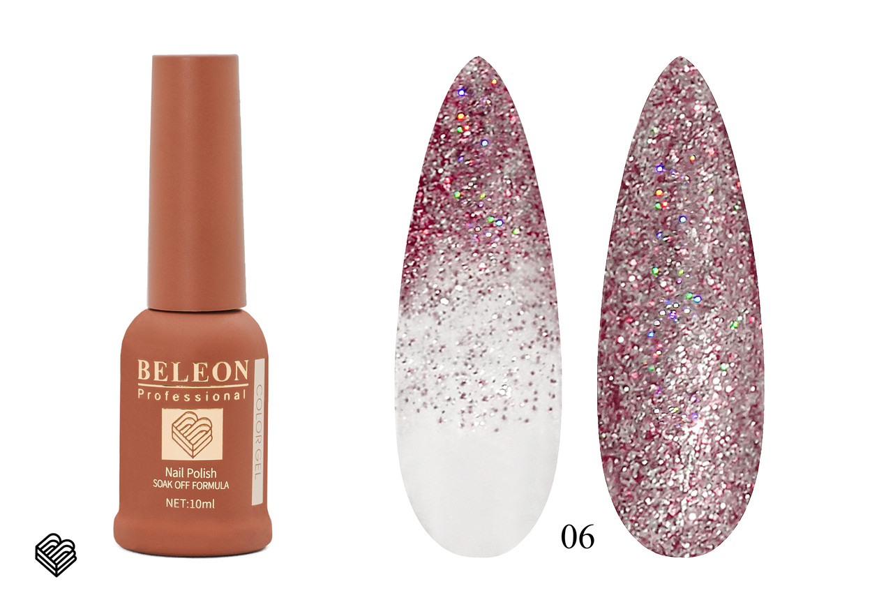 Гель-лак BELEON Platinum Diamond 10мл No06