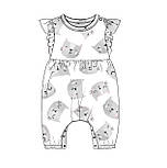 Лоскуток.  Муслін жатий двошаровий цифровий друк " Великі портрети кішок" 94*150 см, фото 8