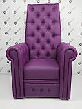 Педикюрне крісло трон Queen, фото 3