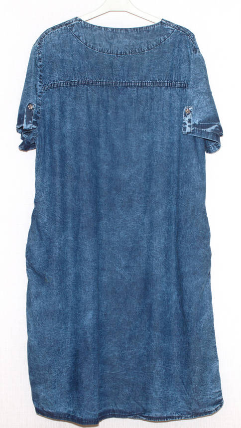 Джинсова сукня на літо великого розміру 6xl,7xl, фото 4