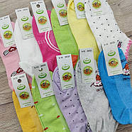 Шкарпетки дитячі короткі літо сітка р.20-22 (9-10 років) асорті ЕКО 30035235, фото 3
