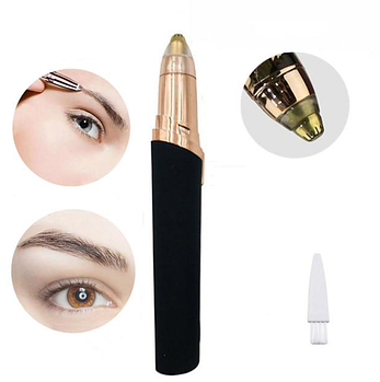 Епілятор для брів тример Electric Finishing Touch Flawless Brows, чорний (KG-4272)