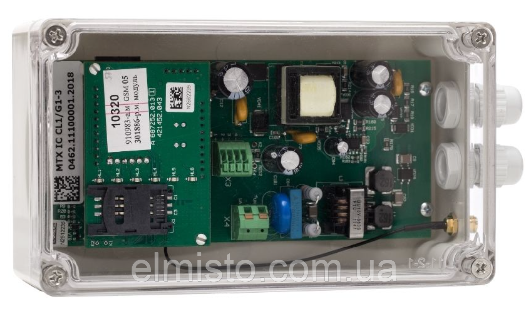 Конвертор інтерфейсів MTX IC CL1/E1-3 (обмін із центром – Ethernet)