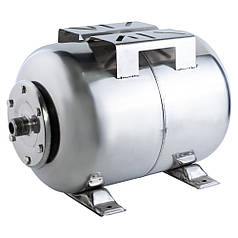 Бак гідроакумулятор горизонтальний 24л (нерж) WETRON арт.(779211)