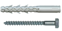 КПК-8х100 Разпорный рамный дюбель (нейлон) з шурупом шг.гол. (фас.50) ( в ящике 600)