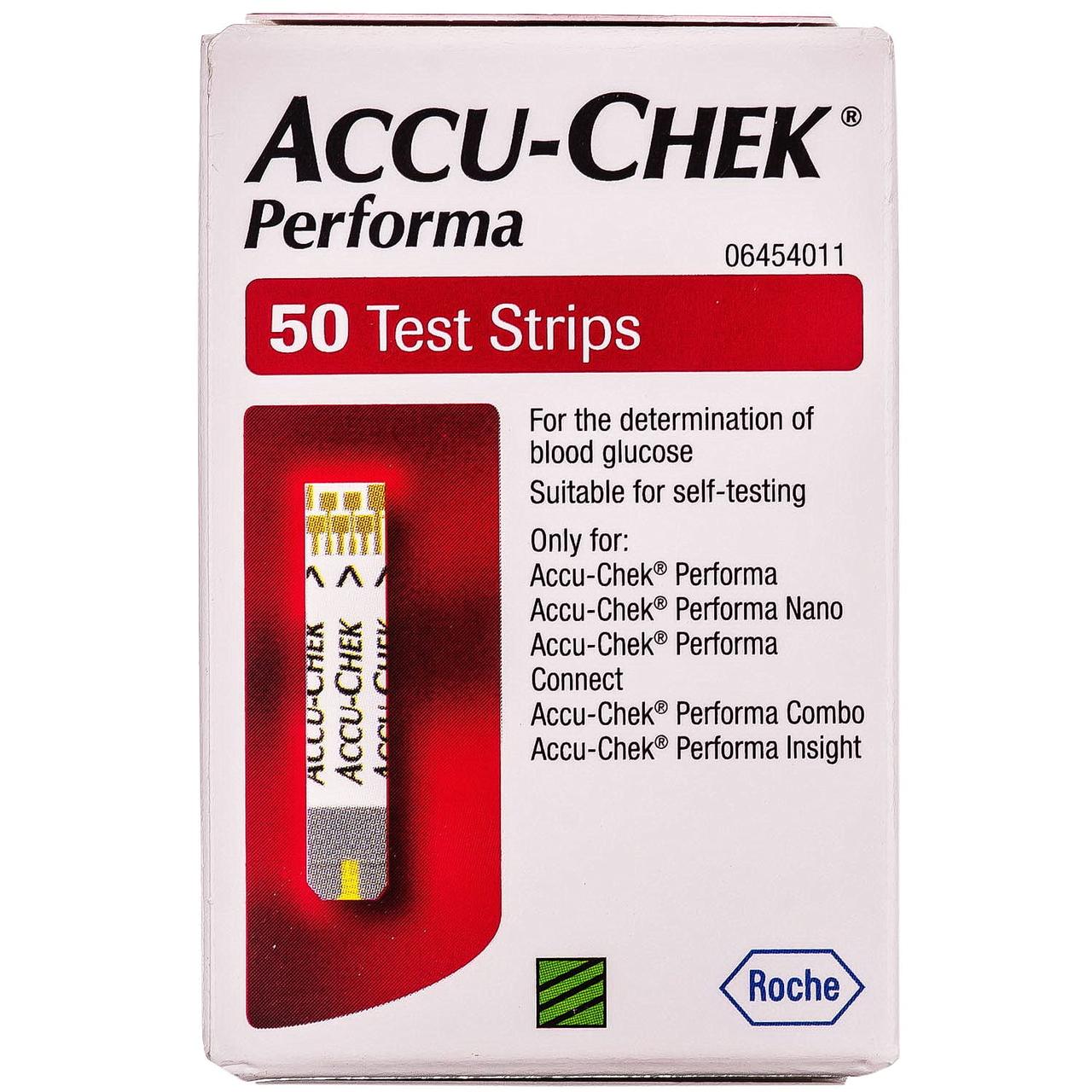 Accu-Chek Performa, тест-смужки, для глюкометра, No50 (ID#1624681089 ...