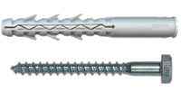 КПК-10х115 Разпорный рамный дюбель (нейлон) з шурупом шг.гол. (фас.25) ( в ящике 300)