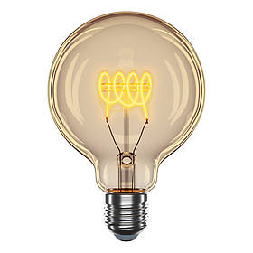 LED лампочка Velmax V-Filament-Amber-G95-Спіраль-G 4W E27 2700K 300Lm 21-46-54