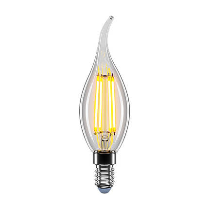 LED лампочка Velmax V-Filament-C37t 4W E14 4100K 400Lm 21-42-34, фото 1