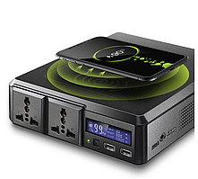 Повербанк зарядка ALLPOWERS S200 200Вт з акумулятором 154Вт/г 41600mAh вихід 220в інвертор генератор