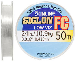 Флюорокарбон Sunline SIG-FC 50м 0.415мм 10.9кг повідковий