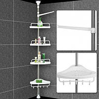 Угловая полка для ванной комнаты Multi Corner Shelf, высота 2.6 м