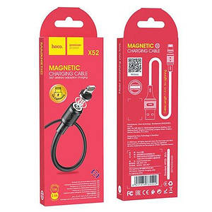 Кабель Hoco X52 Sereno magnetic USB - Lightning 2.4A/1m