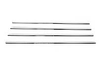 Нижні молдинги скла Chevrolet Aveo T300 (2011-) Hb нерж