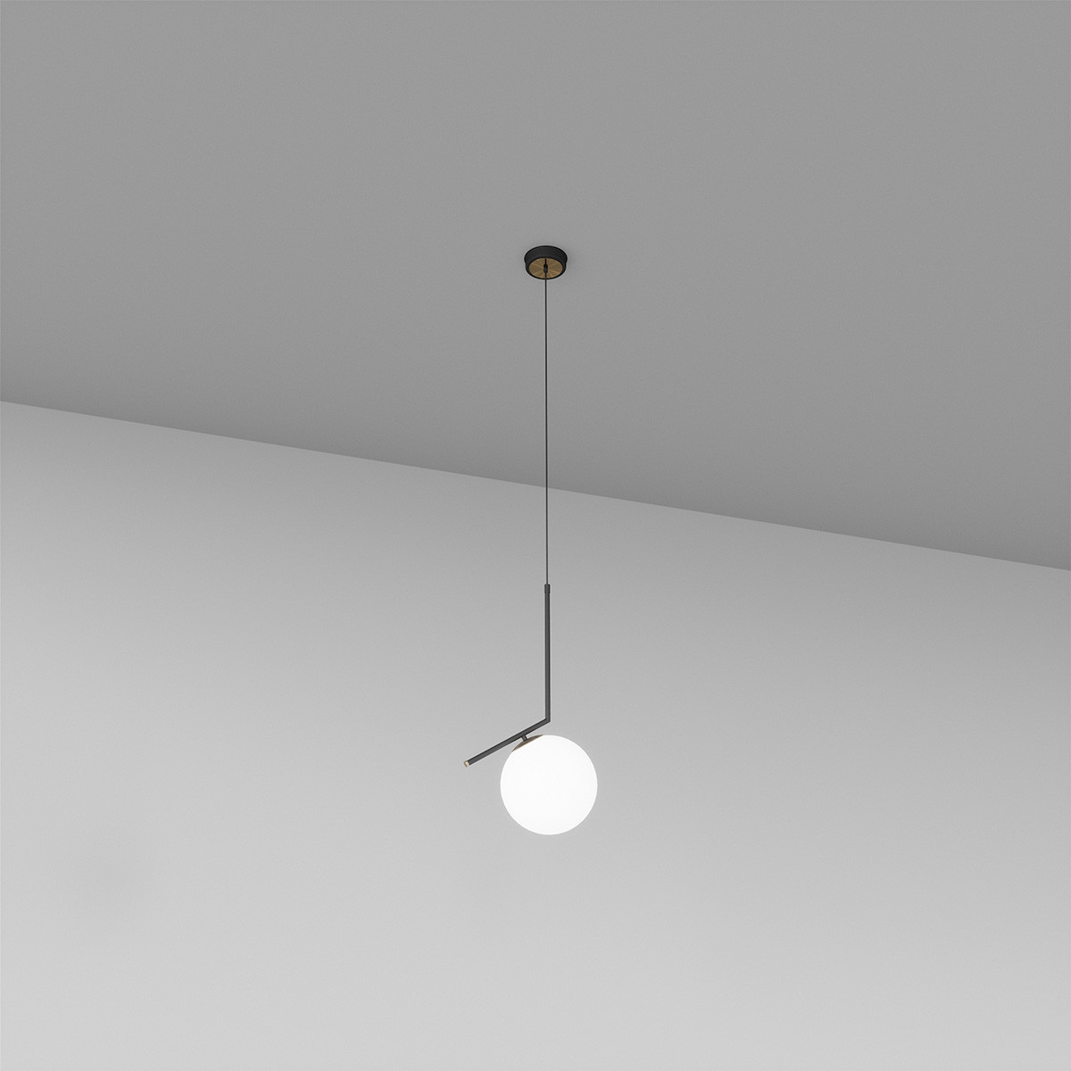 Підвіс на 1 плафон чорний BL 1004-1P BK