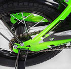Двоколісний велосипед Corso MAXIS-12047 діаметр коліс 12", обладнаний страхувальними колесами, ручне гальмо, фото 7