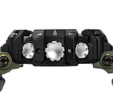 Якісний водонепроникний чоловічий військовоспортивний наручний годинник із секундоміром, будильником, фото 6