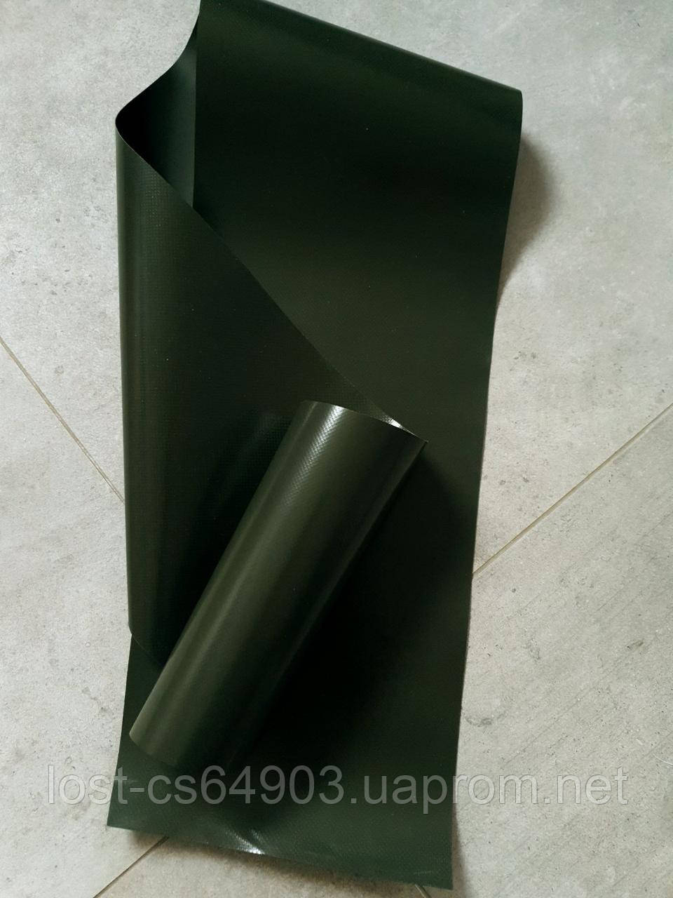 Огнестойкая* Ткань ПВХ 650 Г/м2 9х9, Цвет Темно-оливковый — Купить ...