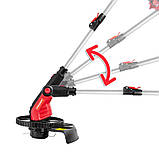 Тример садовий електричний Worcraft EGT07-300, мотокоса для трави 0,65кВт, фото 3