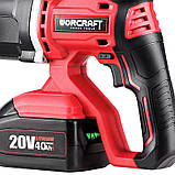 Акумуляторний перфоратор Worcraft CRH-S20LiT без АКБ і ЗП, SDS-Plus, фото 4