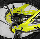 Двоколісний велосипед Corso MAXIS-12852 діаметр коліс 12", обладнаний страхувальними колесами, ручне гальмо, фото 4