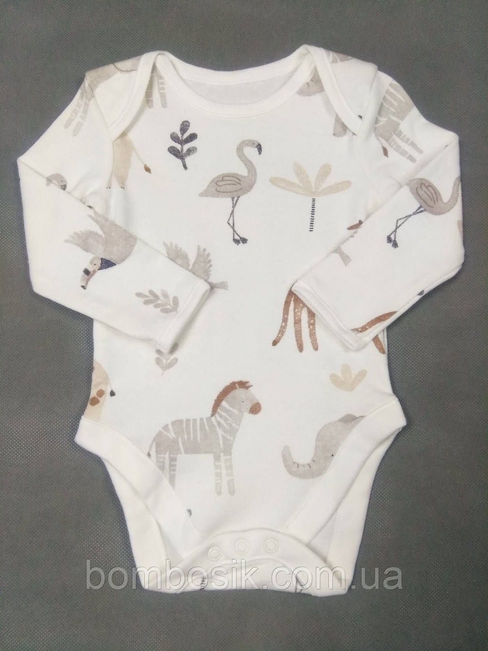 Бодік з довгим рукавом для хлопчика George, First size (50-56см)
