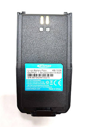 Акумулятор посилений KB-760B для рації Kirisun DP405, фото 1