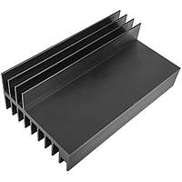 Радиатор алюминиевый 100*58*31.8MM heat sink aluminum black